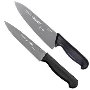 KIT DE COZINHA COM 2 FACAS CABO PRETO - BKK-2B STARRETT