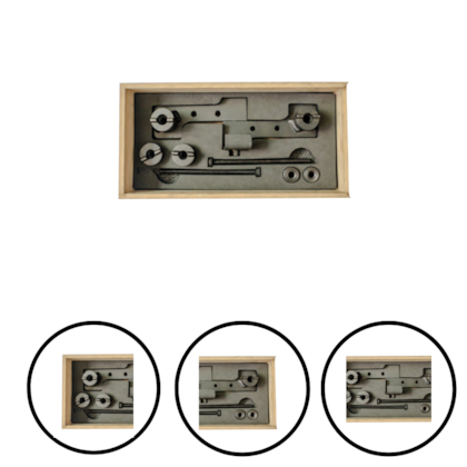 KIT DE FERRAMENTA P/ POSICIONAMENTO DE ÁRVORES CAMES PMS VOLVO CR 270 - 402163 CR KIT DE FERRAMENTA P/ POSICIONAMENTO DE ÁRVORES CAMES PMS VOLVO CR 270 - 402163 CR