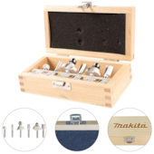 KIT DE FRESAS ENCAIXE DE 1/4" 6 PÇS - D-53578 MAKITA KIT DE FRESAS ENCAIXE DE 1/4" 6 PÇS - D-53578 MAKITA