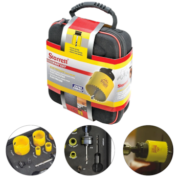KIT DE SERRA COPO FAST CUT PARA ELETRICISTA 10 PEÇAS - KFC06041-S STARRET KIT DE SERRA COPO FAST CUT PARA ELETRICISTA 10 PEÇAS - KFC06041-S STARRET