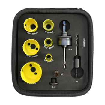 KIT DE SERRA COPO FAST CUT PARA ELETRICISTA 10 PEÇAS - KFC06041-S STARRET KIT DE SERRA COPO FAST CUT PARA ELETRICISTA 10 PEÇAS - KFC06041-S STARRET