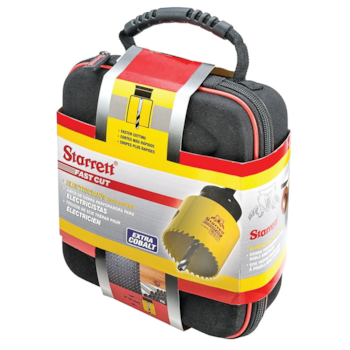 KIT DE SERRA COPO FAST CUT PARA ELETRICISTA 10 PEÇAS - KFC06041-S STARRET KIT DE SERRA COPO FAST CUT PARA ELETRICISTA 10 PEÇAS - KFC06041-S STARRET