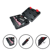 KIT MINI RETÍFICA PNEUMÁTICA 1/4" C/ ACESSÓRIOS M7 - QA-0215B KING TONY