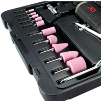 KIT MINI RETÍFICA PNEUMÁTICA 1/4" C/ ACESSÓRIOS M7 - QA-0215B KING TONY KIT MINI RETÍFICA PNEUMÁTICA 1/4" C/ ACESSÓRIOS M7 - QA-0215B KING TONY