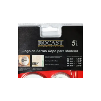 KIT SERRA COPO 32-54MM P/ MADEIRA - 97,0003 ROCAST