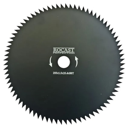 LAMINA COM 80 DENTES PARA ROÇADEIRA - 305,0004 ROCAST LAMINA COM 80 DENTES PARA ROÇADEIRA - 305,0004 ROCAST