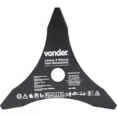LÂMINA DE 3 PONTAS PARA ROÇADEIRAS 255 MM X 25,4 MM - 6805325255 VONDER LÂMINA DE 3 PONTAS PARA ROÇADEIRAS 255 MM X 25,4 MM - 6805325255 VONDER