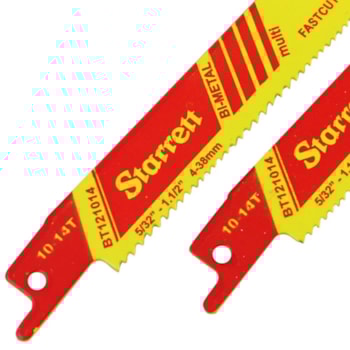 LÂMINA DE SERRA SABRE BI-METAL 300M/12" 10-14D - BT121014-2 STARRETT LÂMINA DE SERRA SABRE BI-METAL 300M/12" 10-14D - BT121014-2 STARRETT