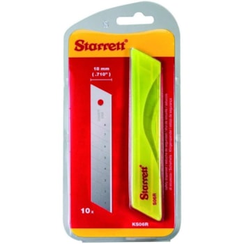 LÂMINA LARGA 18MM P /ESTILETES  - KS06R STARRETT LÂMINA LARGA 18MM P /ESTILETES  - KS06R STARRETT