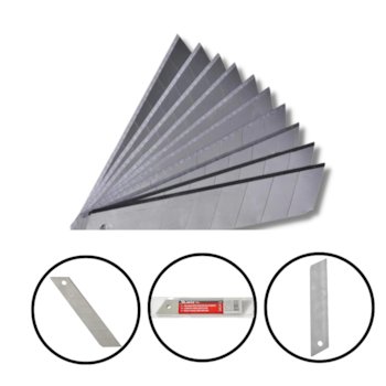 LÂMINA PARA ESTILETE 25MM 10PCS - 7933259 MTX LÂMINA PARA ESTILETE 25MM 10PCS - 7933259 MTX