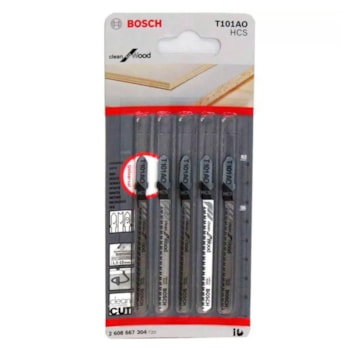 LÂMINA PARA SERRA TICO TICO T101AO CLEAN FOR WOOD - 2608667304 BOSCH LÂMINA PARA SERRA TICO TICO T101AO CLEAN FOR WOOD - 2608667304 BOSCH