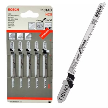 LÂMINA PARA SERRA TICO TICO T101AO CLEAN FOR WOOD - 2608667304 BOSCH LÂMINA PARA SERRA TICO TICO T101AO CLEAN FOR WOOD - 2608667304 BOSCH