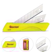 LÂMINA RETA LARGA PARA ESTILETES 18 MM COM 10 PEÇAS - KS06R-1 STARRETT LÂMINA RETA LARGA PARA ESTILETES 18 MM COM 10 PEÇAS - KS06R-1 STARRETT