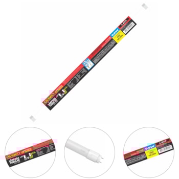 LÂMPADA LED T8 TUBULAR 9,9W 6500K 900 LUMENS BOCAL G13 AUTOVOLT - 185.04.0261-0 G-LIGHT LÂMPADA LED T8 TUBULAR 9,9W 6500K 900 LUMENS BOCAL G13 AUTOVOLT - 185.04.0261-0 G-LIGHT