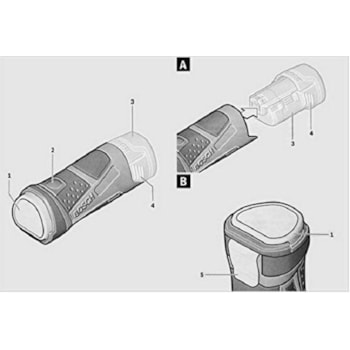 LANTERNA A BATERIA 12v 1437 GLI POWERLED BOSCH