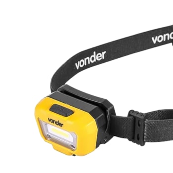 LANTERNA DE CABEÇA RECARREGAVEL 200 LUMENS LED COB LCV200 - 8075050200 VONDER LANTERNA DE CABEÇA RECARREGAVEL 200 LUMENS LED COB LCV200 - 8075050200 VONDER