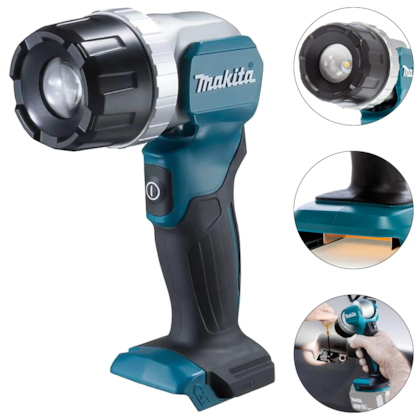 LANTERNA LED 190LM 18V SEM BATERIA E CARREGADOR - DML808 MAKITA