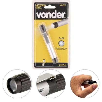 LANTERNA MINI LN 011 - 8075000011 VONDER LANTERNA MINI LN 011 - 8075000011 VONDER