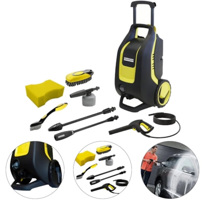 LAVADORA DE ALTA PRESSÃO K3 TURBO COM KIT AUTO - KARCHER LAVADORA DE ALTA PRESSÃO K3 TURBO COM KIT AUTO - KARCHER