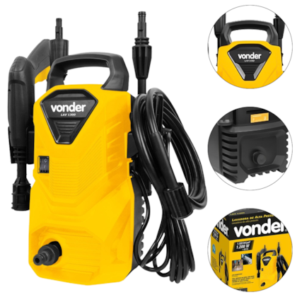 LAVADORA DE ALTA PRESSÃO LAV 1300 - 6864130002 VONDER LAVADORA DE ALTA PRESSÃO LAV 1300 - 6864130002 VONDER