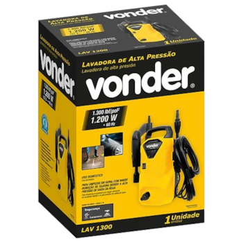 LAVADORA DE ALTA PRESSÃO LAV 1300 - 6864130002 VONDER LAVADORA DE ALTA PRESSÃO LAV 1300 - 6864130002 VONDER