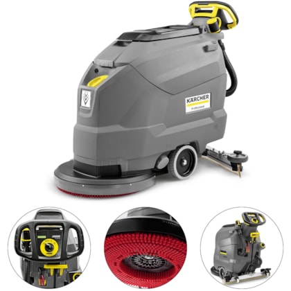 LAVADORA E SECADORA DE PISO ELÉTRICA 19943610 220v  - BD 50/50 C KARCHER LAVADORA E SECADORA DE PISO ELÉTRICA 19943610 220v  - BD 50/50 C KARCHER