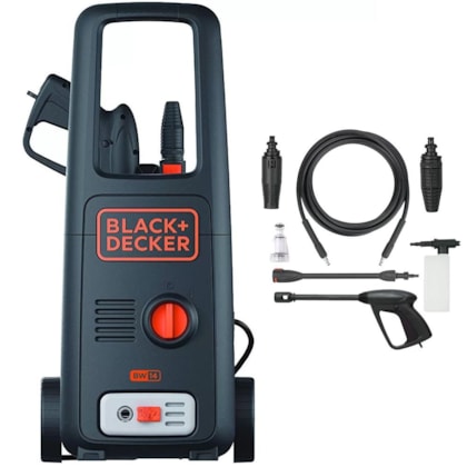 LAVADORA PRESSÃO MAX 1595LIB 1400W  - BW14 BLACK + DECKER LAVADORA PRESSÃO MAX 1595LIB 1400W  - BW14 BLACK + DECKER