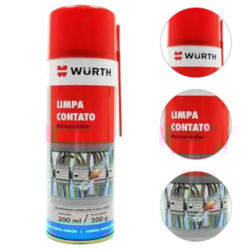 LIMPA CONTATO 300 ML - 389565 300 WURTH LIMPA CONTATO 300 ML - 389565 300 WURTH
