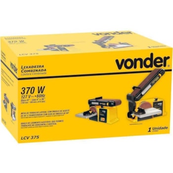LIXADEIRA COMBINADA 370W - LCV375 VONDER LIXADEIRA COMBINADA 370W - LCV375 VONDER