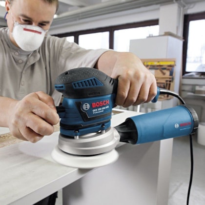 LIXADEIRA EXCÊNTRICA PROFISSIONAL - GEX 125 150AVE - BOSCH Voltagem:220V LIXADEIRA EXCÊNTRICA PROFISSIONAL - GEX 125 150AVE - BOSCH Voltagem:220V
