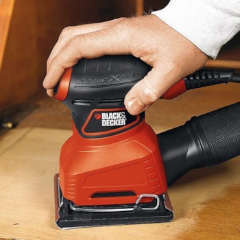 LIXADEIRA ORBITAL 1/4 DE FOLHA 180W  QS800 BLACK + DECKER LIXADEIRA ORBITAL 1/4 DE FOLHA 180W  QS800 BLACK + DECKER