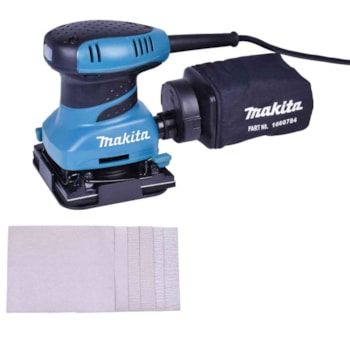 LIXADEIRA ORBITAL COM COLETOR DE PÓ 200W - BO4556 MAKITA