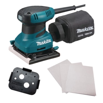 LIXADEIRA ORBITAL COM COLETOR DE PÓ 200W - BO4556 MAKITA LIXADEIRA ORBITAL COM COLETOR DE PÓ 200W - BO4556 MAKITA