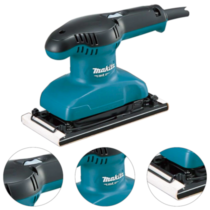 LIXADEIRA ORBITAL COM LIXA ABRASIVA 180W - M9201B MAKITA LIXADEIRA ORBITAL COM LIXA ABRASIVA 180W - M9201B MAKITA