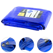 LONA DE POLIETILENO 100 MICRAS AZUL PROTEÇÃO UV 3M X 4M - APM7020005 REXON