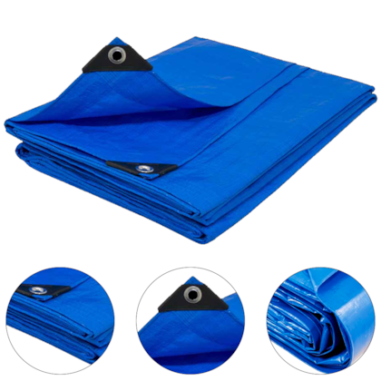 LONA MULTIUSO P.E AZUL 100 MICRAS 10X12 - 001400812004 ITACORDA