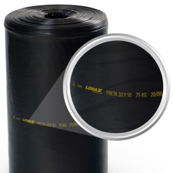 LONA PRETA 8M LARGURA - 2073 LONAX LONA PRETA 8M LARGURA - 2073 LONAX