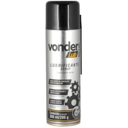 LUBRIFICANTE SPRAY 300ML/200G -5165200300 VONDER LUBRIFICANTE SPRAY 300ML/200G -5165200300 VONDER