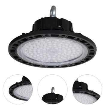 LUMINÁRIA HIGH BAY UFO LED 150W 6500K 22500 LUMENS AUTOVOLT - 200.39.0066-0 G-LIGHT LUMINÁRIA HIGH BAY UFO LED 150W 6500K 22500 LUMENS AUTOVOLT - 200.39.0066-0 G-LIGHT