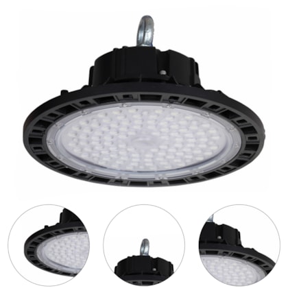 LUMINÁRIA HIGH BAY UFO LED 150W 6500K 22500 LUMENS AUTOVOLT - 200.39.0066-0 G-LIGHT LUMINÁRIA HIGH BAY UFO LED 150W 6500K 22500 LUMENS AUTOVOLT - 200.39.0066-0 G-LIGHT