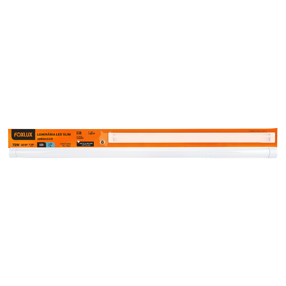 LUMINÁRIA LED SLIM 36W 6500K BIVOLT - LED05.12 FOXLUX - HBR Flex