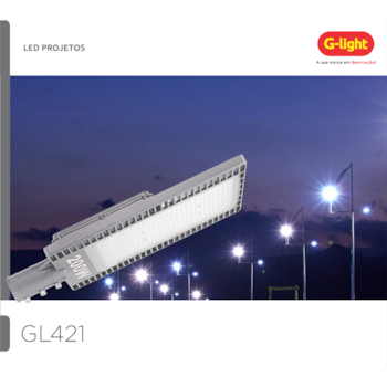LUMINÁRIA PÚBLICA LED 200W 5000K 32000LM 685X300X106MM GL421 AUTOVOLT - 200.70.0074-0 G-LIGHT LUMINÁRIA PÚBLICA LED 200W 5000K 32000LM 685X300X106MM GL421 AUTOVOLT - 200.70.0074-0 G-LIGHT