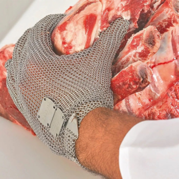 LUVA DE SEGURANÇA MALHA DE ACO PUNHO CURTO P/7 - MHG-S STARRETT LUVA DE SEGURANÇA MALHA DE ACO PUNHO CURTO P/7 - MHG-S STARRETT