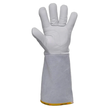 LUVA DE VAQUETA MISTA COM PUNHO EM RASPA - 5VM302 VALCAN LUVA DE VAQUETA MISTA COM PUNHO EM RASPA - 5VM302 VALCAN