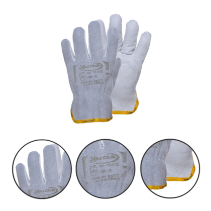 LUVA DE VAQUETA MISTA PETROLEIRA - 4VM300 VALCAN LUVA DE VAQUETA MISTA PETROLEIRA - 4VM300 VALCAN