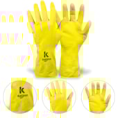 LUVA LÁTEX LIGHT FORRADA AMARELO T.10 XG CA 38090 - 8206 KALIPSO LUVA LÁTEX LIGHT FORRADA AMARELO T.10 XG CA 38090 - 8206 KALIPSO