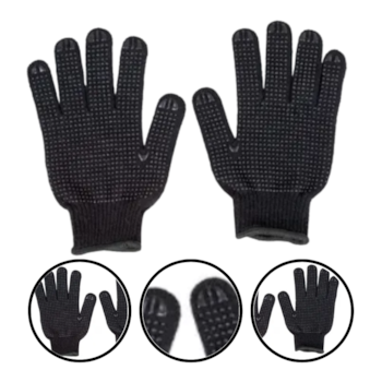 LUVA PIGMENTADA ALGODÃO PRETA - TP169NO09 DELTA PLUS LUVA PIGMENTADA ALGODÃO PRETA - TP169NO09 DELTA PLUS