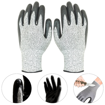 LUVA RESISTENTE AO CORTE PROTEMEC NT COM BANHO LATEX NITRILÍCO - 600.30883 PLASTCOR LUVA RESISTENTE AO CORTE PROTEMEC NT COM BANHO LATEX NITRILÍCO - 600.30883 PLASTCOR