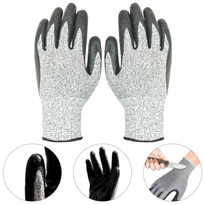 LUVA RESISTENTE AO CORTE PROTEMEC NT COM BANHO LATEX NITRILÍCO - 600.30883 PLASTCOR LUVA RESISTENTE AO CORTE PROTEMEC NT COM BANHO LATEX NITRILÍCO - 600.30883 PLASTCOR