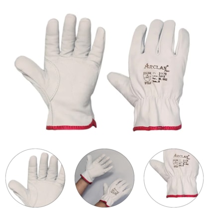 LUVA VAQUETA PURA CURTA 9 SL/002 - ARCLAN LUVA VAQUETA PURA CURTA 9 SL/002 - ARCLAN
